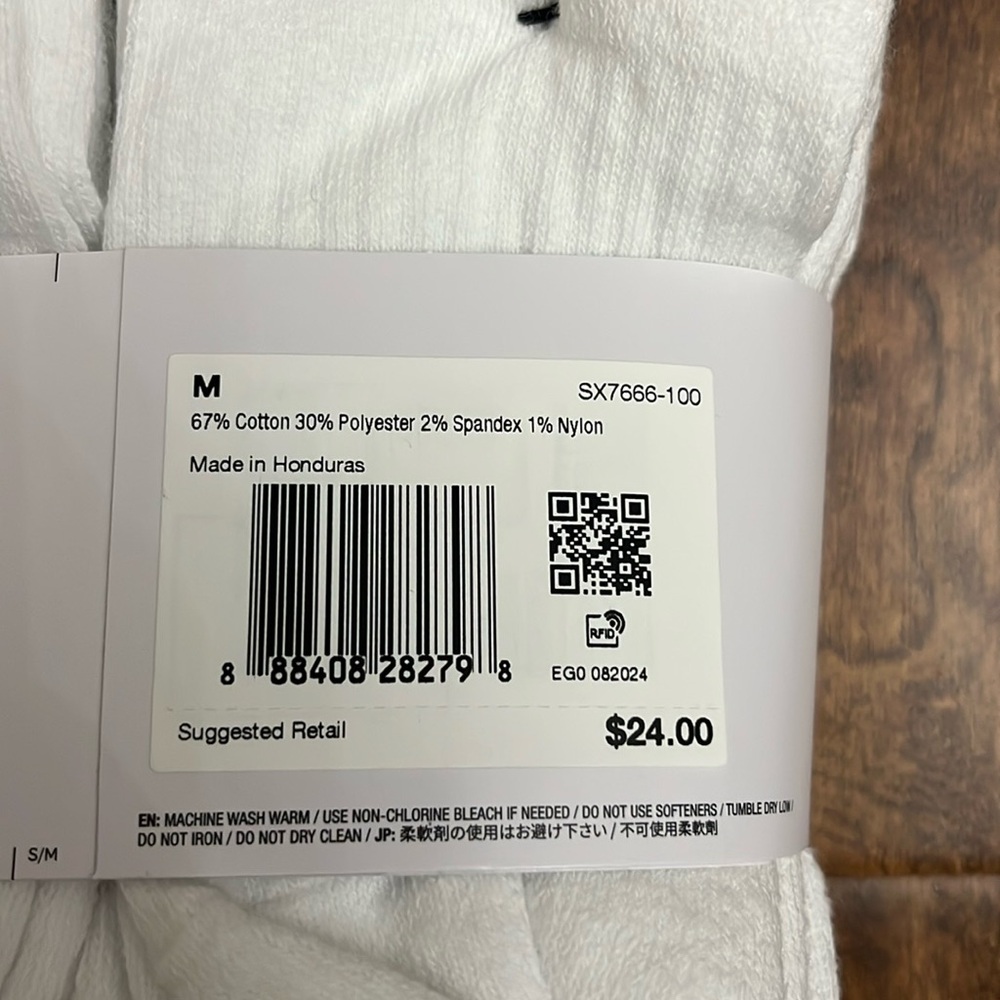Nike Everyday Crew Cotton Cushioned Socks 6 Pack Size M - Picture 14 of 17